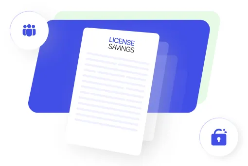 usage based license savings